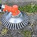 Produktbild Profi Unkrautbürste, Fugenbürste für Motorsense gezopft (hart) Bohrung 25,4mm, Durchmesser 200mm. Borsten aus HSS-Stahl dadurch hohe Standzeit ! Bürsten passen für 99% aller Motorsensen auf dem Markt ! (gezopft)