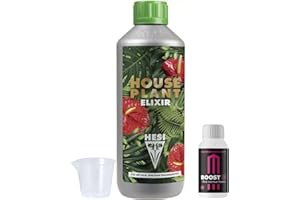 GROWMANIA.ES GROWMANIA HESI Elixir + Muestra Boost Up de Up Nutrients + Vaso Medidor | Abono Líquido Flores Plantas y Cultivos | Estimulación Crecimiento
