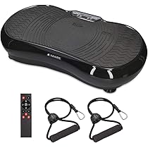 Pedana Vibrante COSTWAY 300W | 6 Programmi + 99 Velocit&agrave; | Con Bande Elastiche | Max 120kg