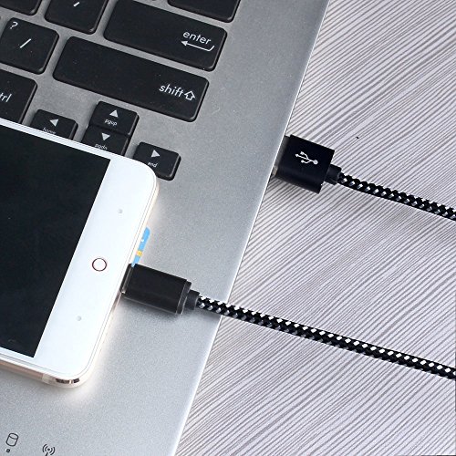 Book's Cover ofPack de 2 WZS Câble USB Type C 2M Chargeur USB C en Nylon avec connecteur en aluminium pour Samsung Galaxy Note 8  S8  S8 Plus  A3A52017  A7  A9  C9 huawei P8P9P10 Lite Sony Xperia XL Nexus 5X6PPixel XL LG G5G6Moto Z HTC 10Xiaomi 4C4S5Nintendo Switch MacBook 2016 Noir