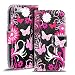 Produktbild iPhone 6s Plus, 6 Plus Muster Hülle, Conie Mobile Handytasche Bookstyle Schutzhülle Motiv Bilderhülle Wallet Tasche, PU Leder Tasche
