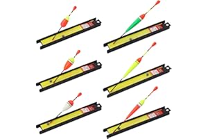 UENXRXE 6 Stück Angelpose, Forellenschwimmer, Schwimmer für Fischerei, Schwimmer aus Balsaholz, Forelle, Korken, Angelstopfen, Angelset mit Schwimmer,angelzubehör,fishing accessories