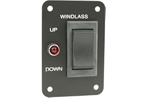 MiDMarine Windlass Rocker Switch with LED indicator Boat