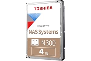 Toshiba 8.9cm (3.5") 4TB SATA3 NAS N300 7200RPM Interne en Vrac