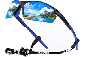 OKH Occhiali da Ciclismo Polarizzati per Uomo e Donna Occhiali per Sport all'Aria Aperta Protezione UV400 Occhiali da Sole con Telaio Infrangibile TR90