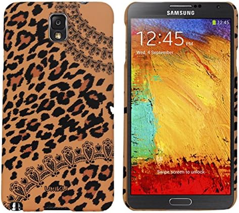 Heartly Leopard Style Printed Design High Quality Hard Bumper Back Case Cover For Samsung Galaxy Note 3 Neo N7500 N7505 - Light Brown