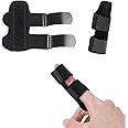 Yoolly Finger Splint, Trigger Finger Splint for Broken Finger, Straighten Broken or Bent Fingers, for Stenosing Tenosynovitis Finger Pain Relief or Locking Finger Tendon