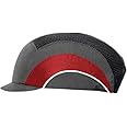 JSP Hardcap A1+ 2.5cm Micro Peak - Grey/Red ABT000-00L-500