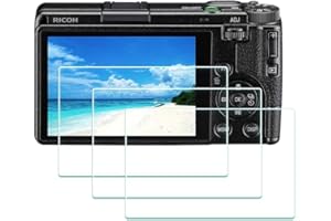 ULBTER Pellicola protettiva per Ricoh GR IV GRIV GR 4 GR4, 0,3 mm, durezza 9H,Protezioni in vetro temperato, anti-graffio, anti-bolle
