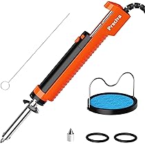 Pompa Dissaldante MOLAIN - Set Di 2 Per Aspirare Stagno Di Saldatura, Oro E Blu - Foto 10