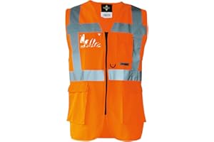 ‎KORNTEX Korntex Executive Multifunctional Safety Vest Berlin Signal Orange 3XL (KX802)