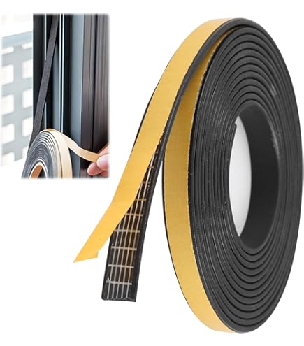 5M 10x3mm Nastro Adesivo In Schiuma EVA, Guarnizione Adesiva, Impermeabile, Per Isolamento Di Porte E Finestre, Adatto Per Industria E Assorbimento Degli Urti (Nastro Adesivo