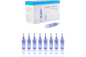 AB GERMANY Microneedling Nadeln Dermapen Ersatzköpfe Derma Pen 12 + 36 + Nano,Patron A1-W (10 Stück- 12 Pins)