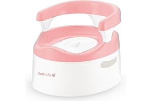 JOOL BABY PRODUCTS Jool Baby Potty Chair for Toddler Toilet Training - Splash Guard & Back Support (Pink)