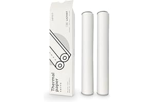 HPRT MT810 A4 Thermal Paper - 2Rolls - Compatible with MT810,IDPRT MT890 A4 Printer - 210mmx7000mm/Roll-BPA free