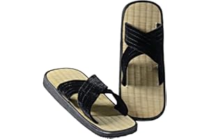 Kwon Zoris Chaussons asiatiques en paille de riz, 60010, Noir