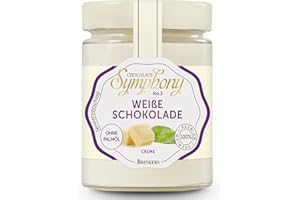 Brinkers Chocolate Symphony No.3 Weiße Schokoladen Creme 6 x 270 g, Brotaufstrich für den Frühstückstisch, Auf Brot und Brötchen, Palmölfrei