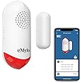 eMylo Door Sensor, Wifi Door Alarms 120dB, Window Alarm with Alarm Light, Compatible with Smart Life app and Tuya Smart, Door Alarms for Your Home, 1 Pack
