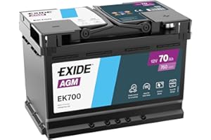 EXIDE Technologies AGM EK700 Batteria Auto 70Ah 760A Start Stop