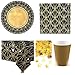 Produktbild Vintage Hollywood - Great Gatsby Party Deko Set - Partygeschirr für 8 Personen
