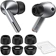 AhaStyle Memory Foam Earbud Tips for Samsung Galaxy Buds3 Pro (2024)【Fit the Charging Case】3 Pairs S/M/L Ultimate Comfort Noise Canceling Memory Foam Ear Replacement Tip for Samsung Galaxy Buds Pro 3