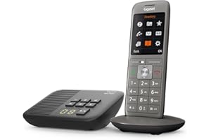 Gigaset CL660A Solo - Téléphone fixe sans fil - Répondeur - Gris Anthracite [Version Française]