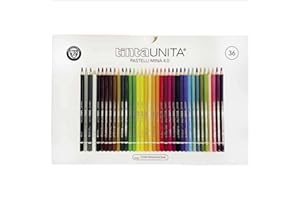 Pastelli Tinta Unita con nuova mina da 4,2 mm conf. 36pz colori assortiti