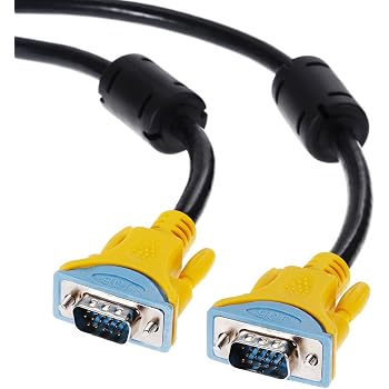 Câble VGA Vers VGA 10M Full HD 1080p - 15 Broches Mâle à Mâle Haute Qualité Pour Moniteur, Projecteur & Ordinateur
