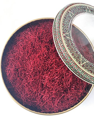 100 gramos mejor azafrán; Una selección de la calidad real del mundo azafrán; 100% Coupe pura genuina Azafrán