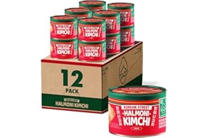 [Korean Street] Halmoni Kimchi Canned 160g x 12- Va bene con i sapori tradizionali coreani, il kimchi del cavolo e i ramen