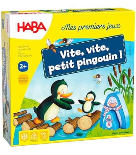 HABA Corsa Dei Pinguini - Gioco Da Tavolo In Spagnolo Per Bambini E Famiglie (H305499)