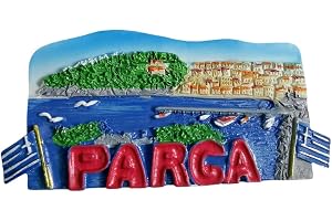 Parga Grekland kylskåpsmagnet turism souvenir kylskåp dekoration kreativt hantverk 3D