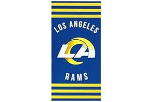 Northwest NFL Los Angeles Rams Beach Towel, 30" x 60", Stripes