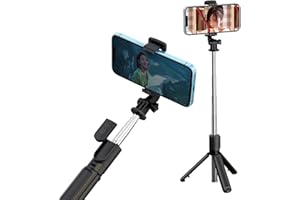 OKAYMOBILE 3 in 1 Selfie Stick Tripod for Samsung Galaxy S24 23 S22 S21 S20 FE A55 A16 A06 A51 A15 A14 A52 A13 A05 A04s Ultra Plus 4G 5G iPhone 16 15 14 13 Pro Max Portable wireless remote control