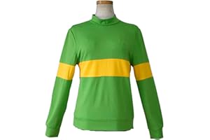 Tubaxing Anime Gioco Undertale Frisk Chara Costume Cosplay Felpe Undertale Abbigliamento A Maniche Lunghe con Collo Alto