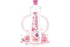 Dabur Gulabari Premium Rose Water/Face Toner - 400ml | No Paraben | Alcohol Free | Cleanses, Hydrates & Moisturises Skin | Balances & Restores Skin's pH Levels | For All Skin Types