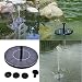 Produktbild suyi Solar-Springbrunnen, Wasserpumpe Solar ohne Akku 1.4 W Solarmodul Teichpumpe oder Dekoration für den Garten schwarz