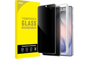 JETech Privacy Skärmskydd för Samsung Galaxy S26, 2-Pack | Anti-Spion Sekretesskydd, Härdat Glas, Enkel Installationsram, Fod