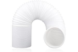 ‎SPARES2GO Spares2go extra langer, universeller Abluftschlauch für alle Wäschetrocknermodelle, 6 m lang Durchmesser