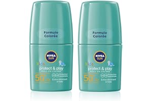 Nivea Roll-on Kids Colorato Verde Fps 50+ Crema solare corpo – Set di 2