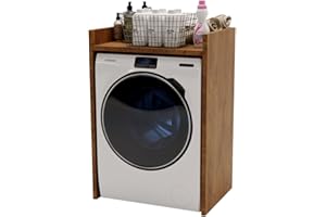 ‎CRAFTPAK CraftPAK Washing Machine Cabinet Suitable for Washing Machine & Tumble Dryer, Overhang Cabinet, Bathroom Furniture, Size: 66 x 97 x 48 cm, Colour: Retro Colour