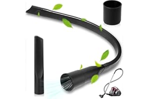 EMOIEMO Flexibele Fugendüse - Staubsauger Fugendüse, 62.5cm Lange Flachdüse Verlängerung Düse Zubehör für Alle Staubsauger mit 35/32mm Anschluss, Fugendüse zur Reinigung unter den Möbeln, Autositzen