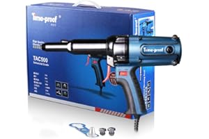 Toplionace Remachador de Electricidad 220V, Pistola Remachadora Pistola de Clavos 400W 8000N Carrera 22mm TAC500 (TAC500)