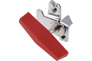 Westmark Abrelatas, Compacto, Longitud: 7,8 cm, Acero, cromado/plástico, Sieger Boy, Plata/rojo, 12282270