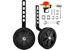 Chingcoo Fahrrad Stützräder Kinder, Stützräder für Kinderfahrräder, Verstellbare Stützräder für Kinderfahrräder, Universell Stützräder für Kinderfahrrad, Stützräder Kinderfahrrad für 12-20 Zoll