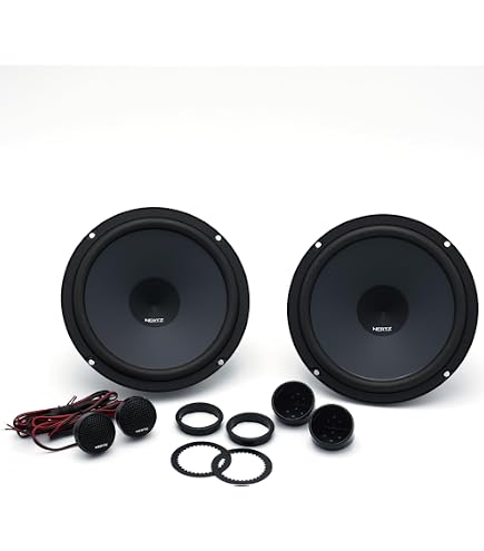 Hertz Uno K165 Lautsprecher 600W 16,5 Cm + Einbauset – Für VW Amarok Ab 2010, 2-Wege Kompo, 93,5 DB
