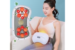 LFDHCN Strumento Elettrico Per Impastare La Pancia, Massaggiatore Addominale, Massaggio Profondo Con 12 Magneti, Regolazione a 3 Marce, Massaggio Con Doppio Disco Grande, Mantenimento Dello Stomaco, Per Addo