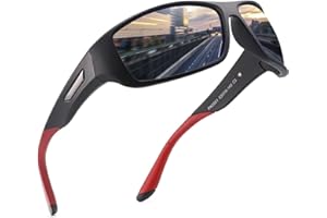 PUKCLAR Polarised Sports Sunglasses for Men Women Cycling Glasses UV400 Protection Sun Glasses For Running Driving Fishing Travel