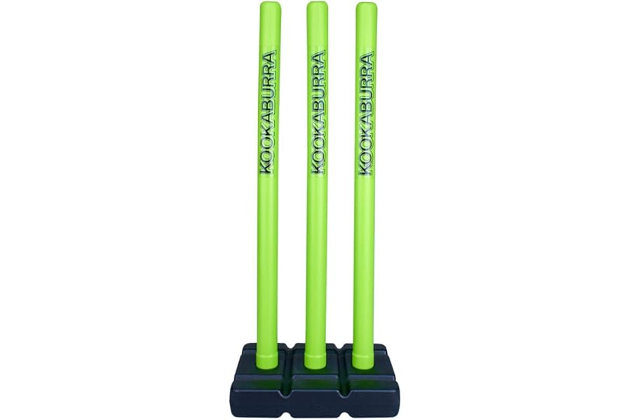 Kookaburra Cricket Unisex-Youth Blast & Base Plastic Stumps, Black