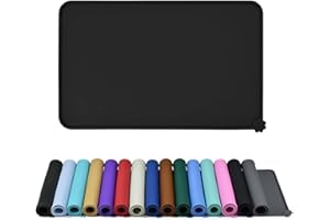 Reopet Silicone Pet Feeding Mat, Waterproof Dog Cat Food Mat with Raised Edges, Dog Cat Water Bowl Placemats, Dog Cat Feeding Mats for Food and Water Prevent Spill, Multiple Colors & Sizes for Pets